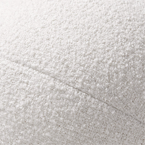 Silves White Boucle Sphere Outdoor Throw Pillow 12