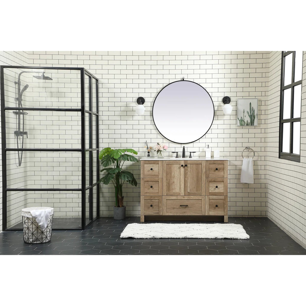 Soma 48" Single Bathroom Vanity Natural Oak