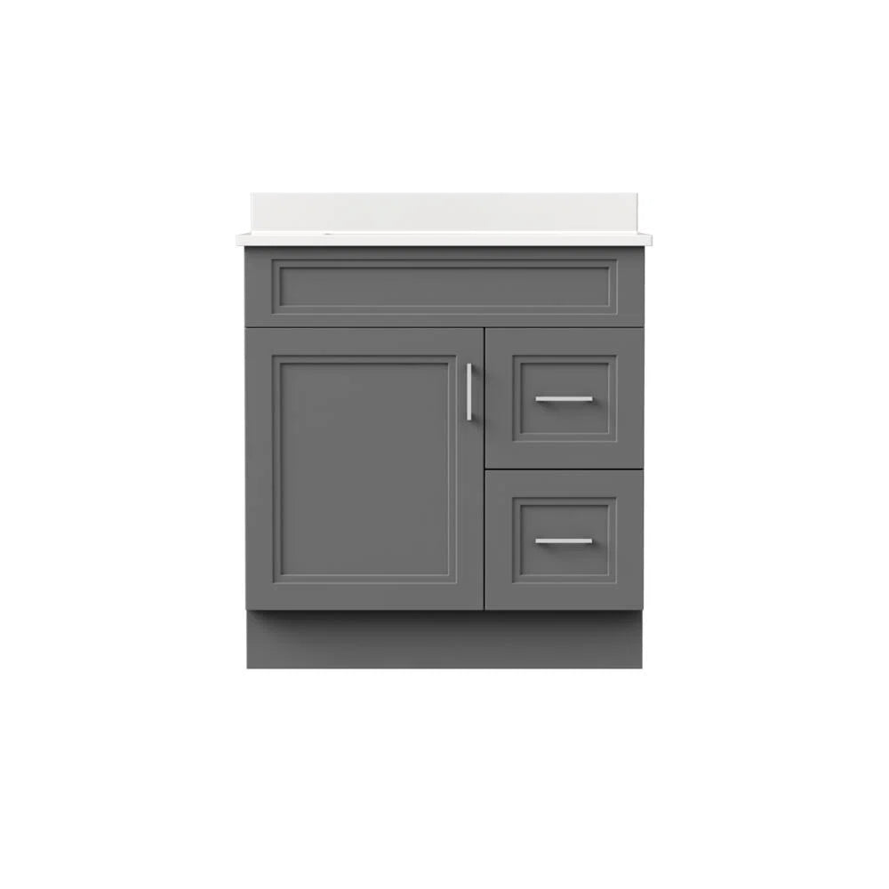 Southhaven 30"W X 21-3/4"D Grey Bathroom Vanity Cabinet