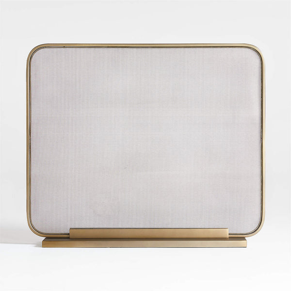 Telum Brass Fireplace Screen