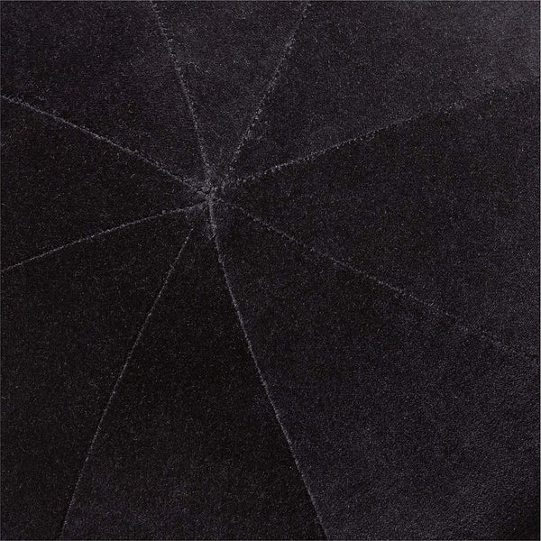 Terre Black Velvet Sphere Throw Pillow 12