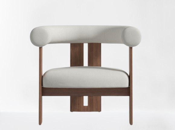 Lola Alesund & Walnut Lounge Chair
