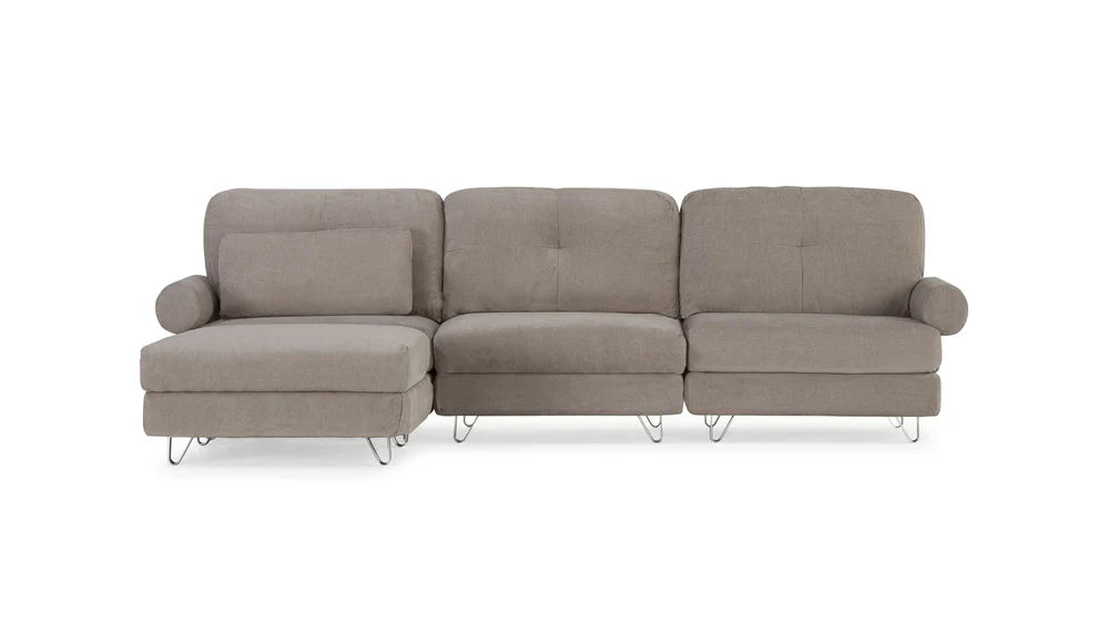 Transformer Couch Sectional 4 Seater - Pearl