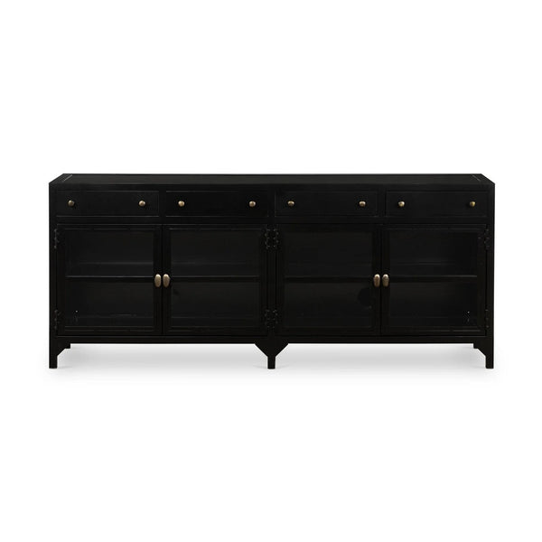Shadow Box Media Console - Black