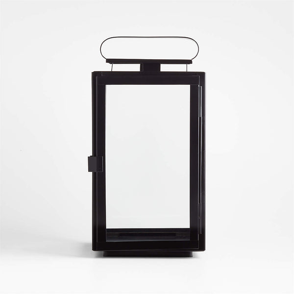 Walker Black Metal Outdoor Lantern 17.75