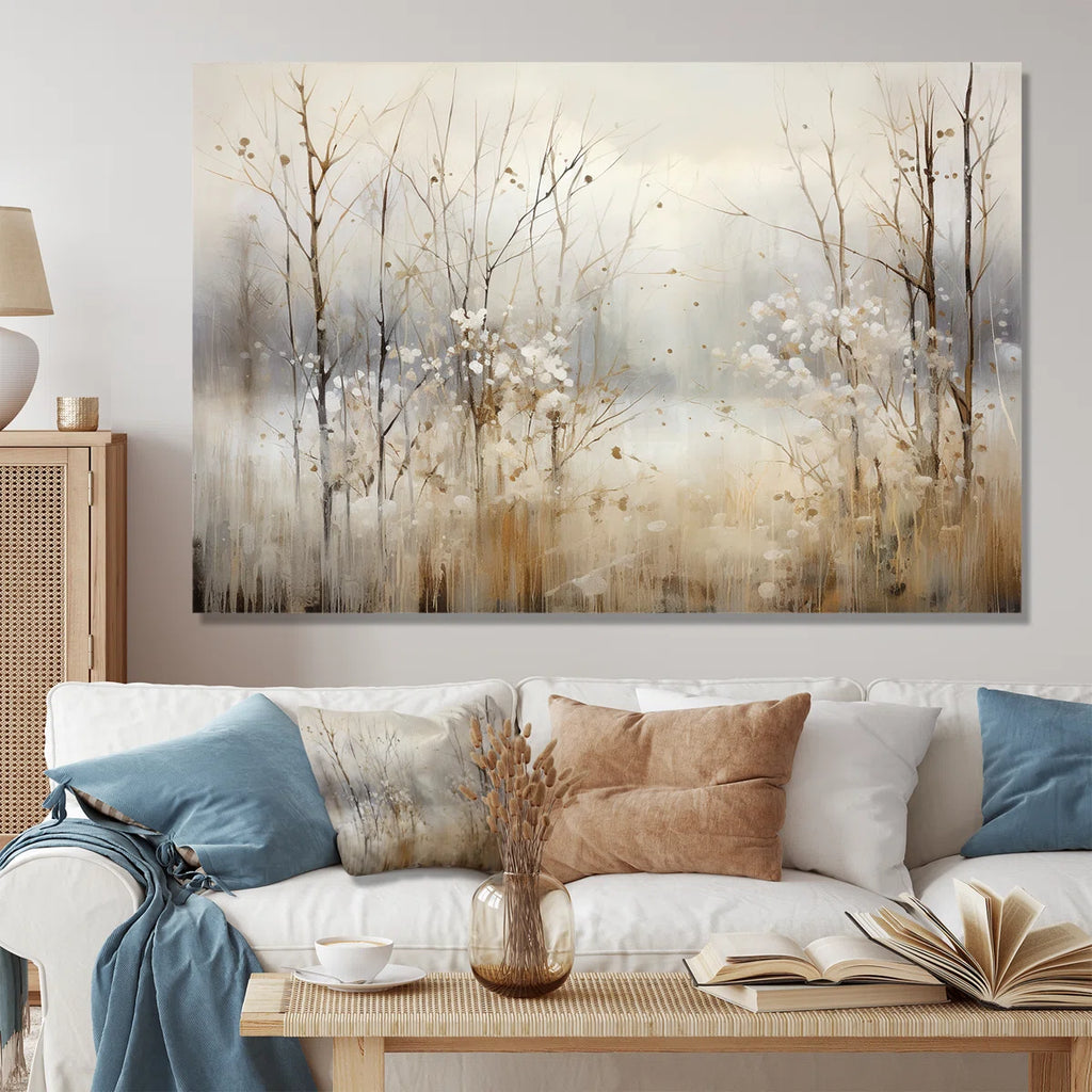 Winter Meadow View Calmness II - Meadow Wall Art