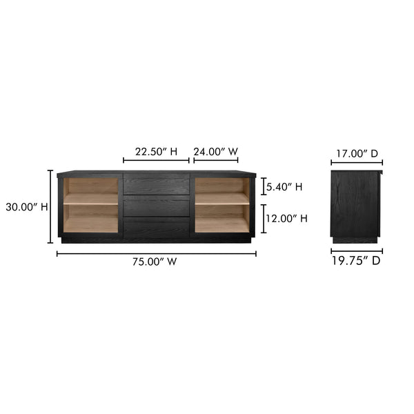 Charlotte Sideboard Black