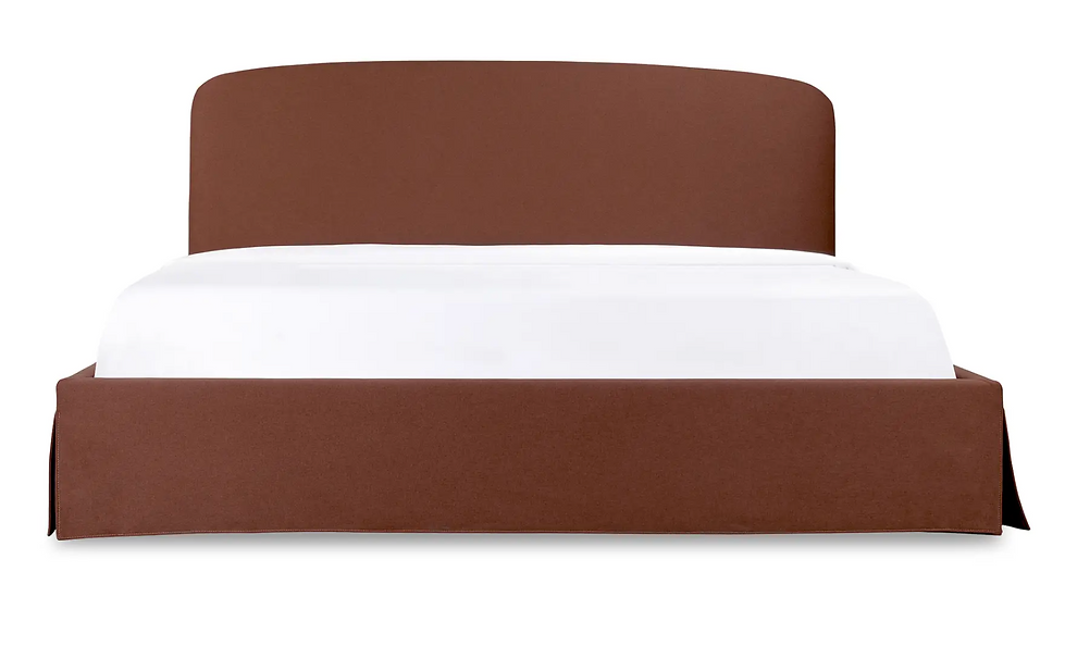 Joan Storage King Bed Rust