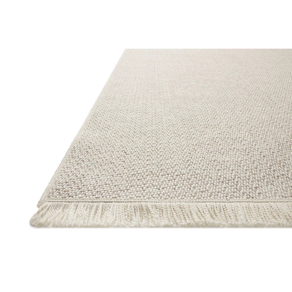 Amber Lewis x Loloi Malibu Ivory / Dove Indoor / Outdoor Area Rug