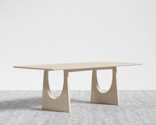 Arco Extendable Dining Table Natural Washed Oak