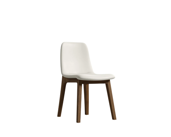 Albrey Dining Side Chair – Trento Eggshell/Walnut