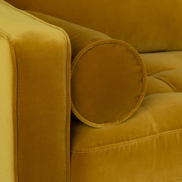 Yarrow Gold Left Facing Sectional (Gently Used)