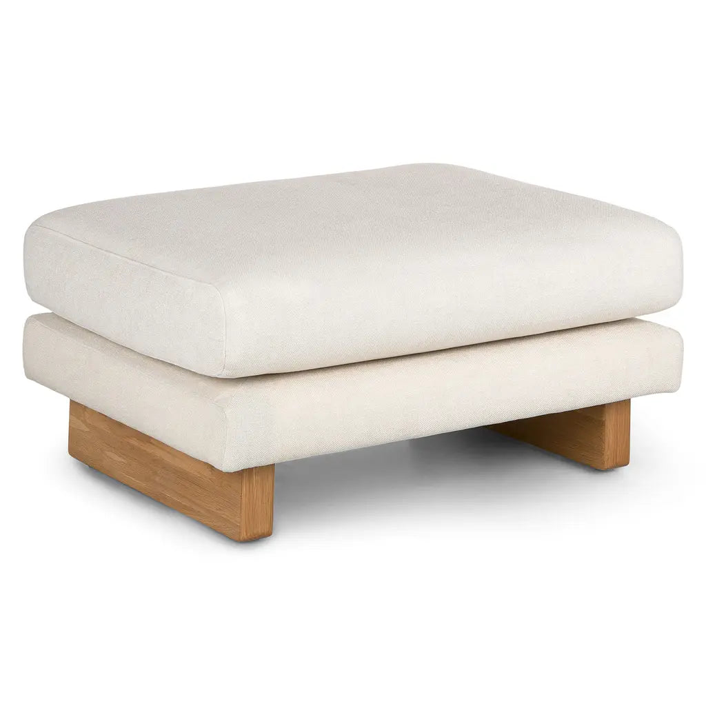 Jasmine Ivory 34.5" Ottoman