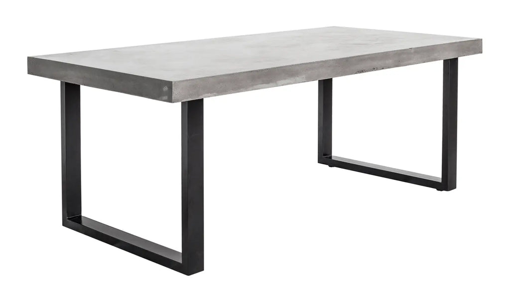 Jedrik Large Outdoor Dining Table Dark Grey