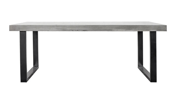 Jedrik Large Outdoor Dining Table Dark Grey