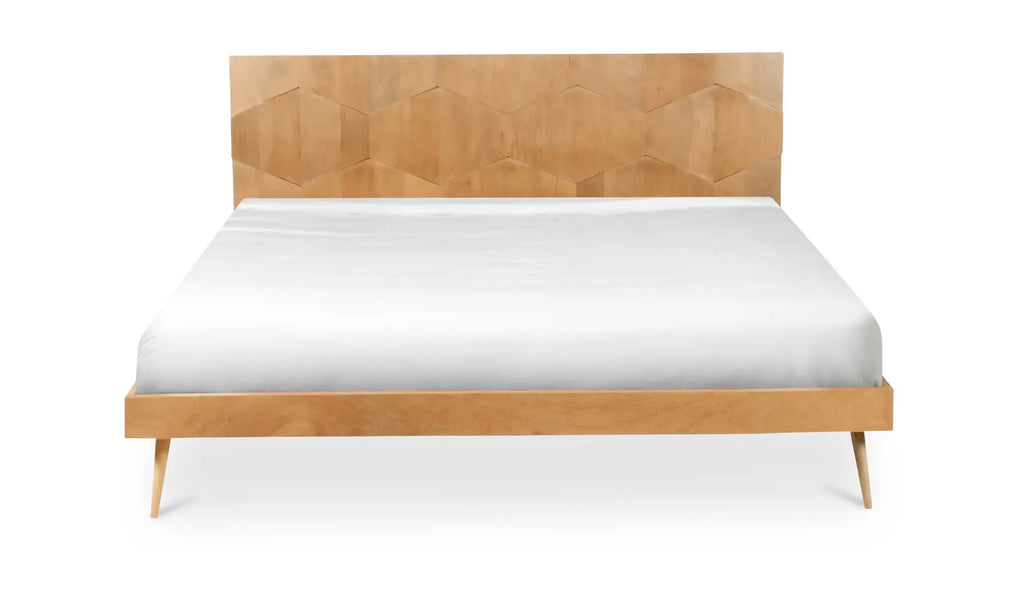 O2 Queen Bed Light Golden