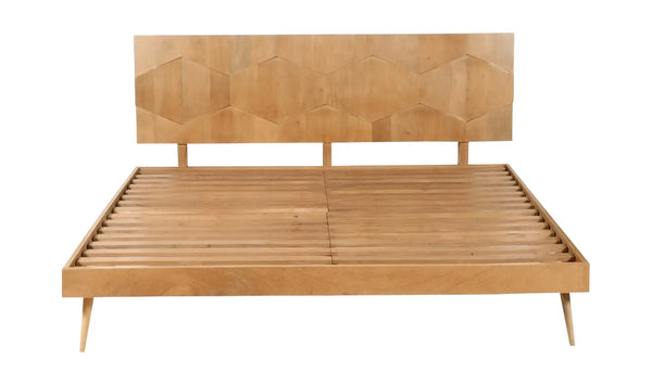 O2 Queen Bed Light Golden