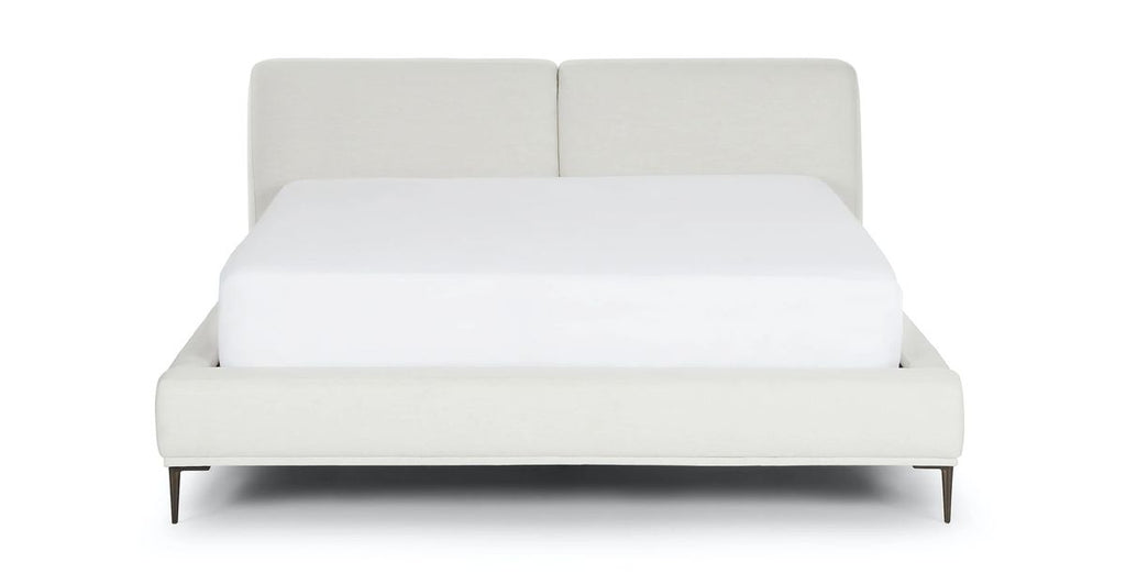 Abi Quartz White Queen Bed