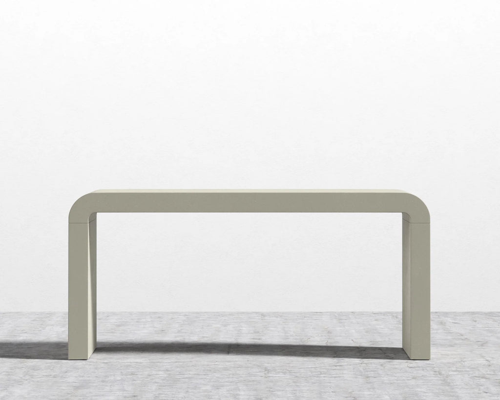 Cascadia Desk Alabaster Concrete