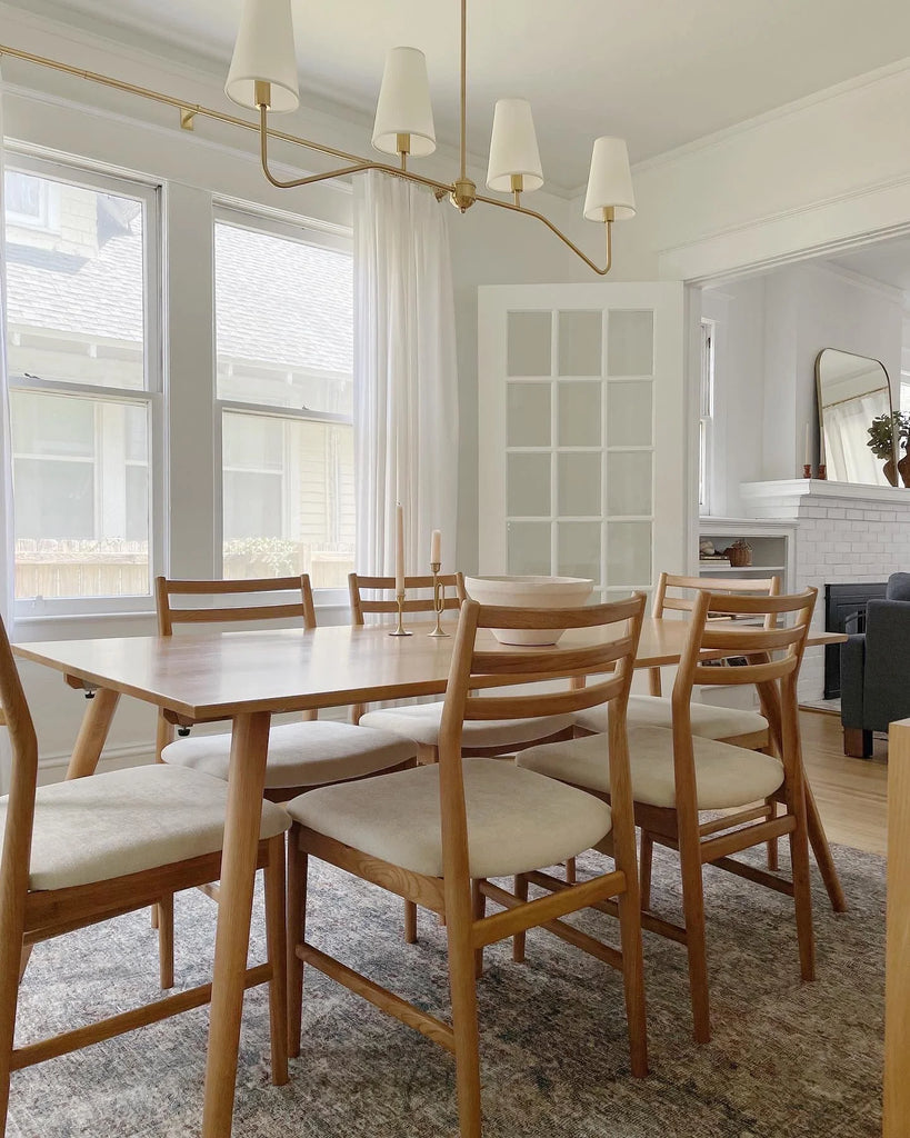 Smoked Oak and Santolina Gray Dining Chair (Set of 2)