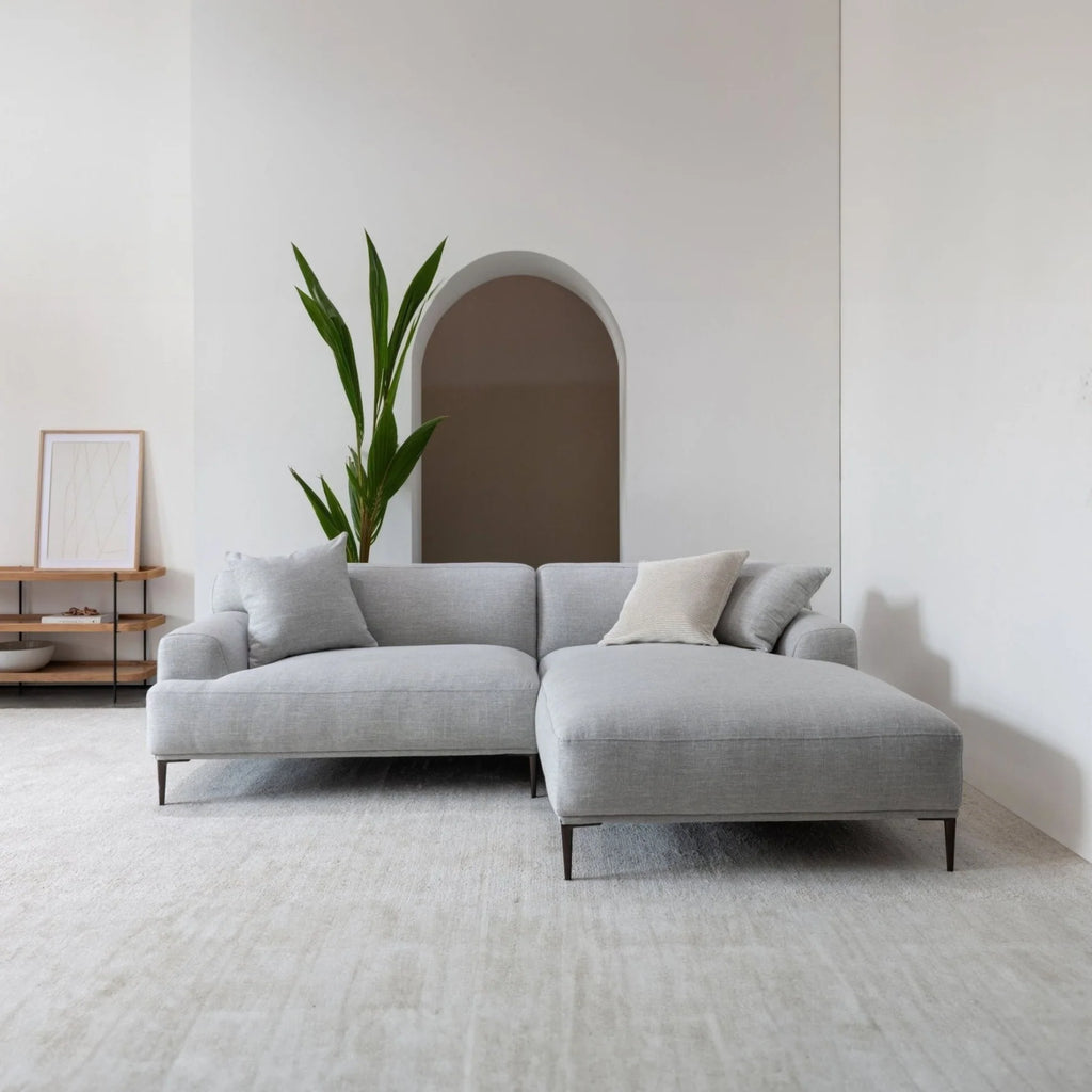 Mist Gray 94.5" Left Chaise Sectional