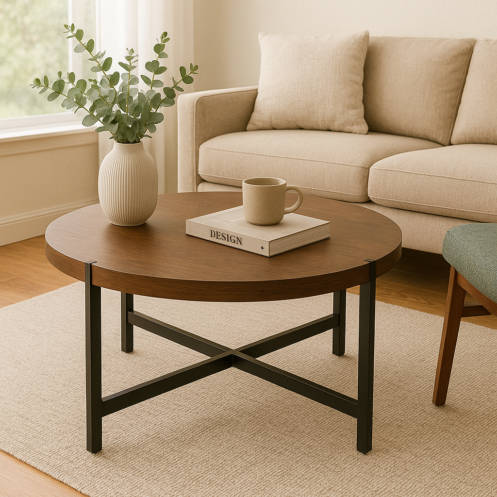 Cavill Vintage Brown Coffee Table (Minor Damage)