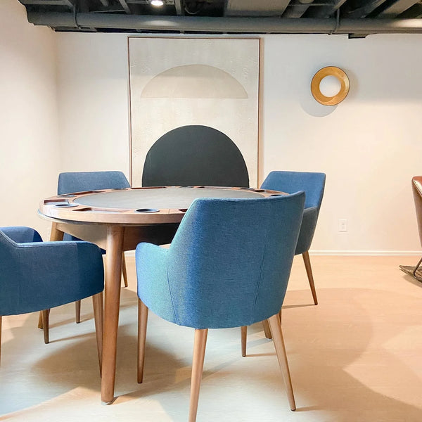 Shadow Blue & Walnut Dining Chair (Set of 2)