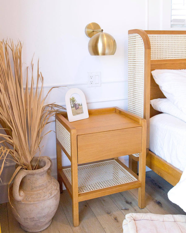 Solace Oak Night Table 1-Drawer