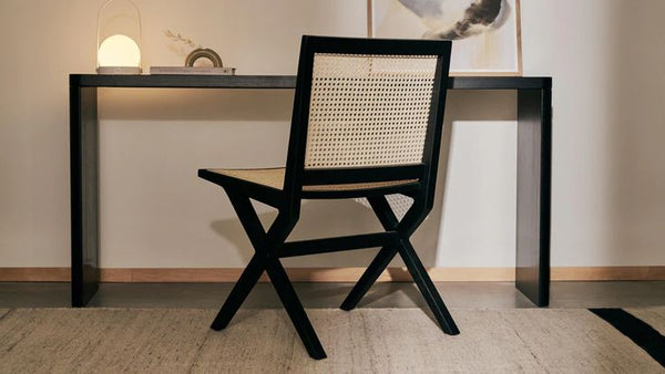 On Set Dining Chair Black Cane