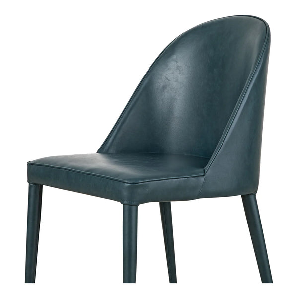 Burton Dining Chair Teal Vegan Leather (Set of 2)