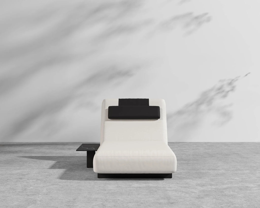 Florian Outdoor Lounger Palisades/Black