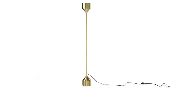 Nobelle Floor Lamp – Brass