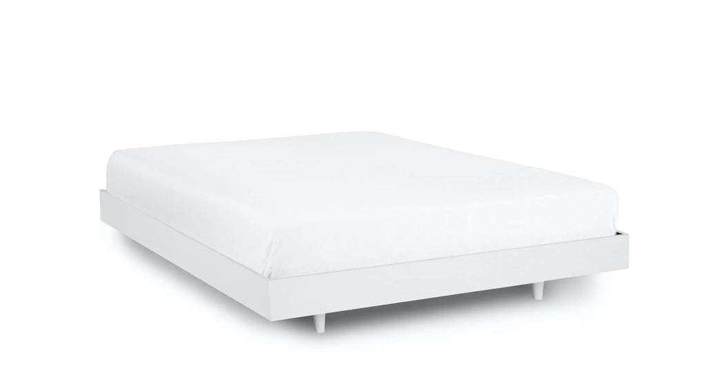 Basi White Queen Bed Frame
