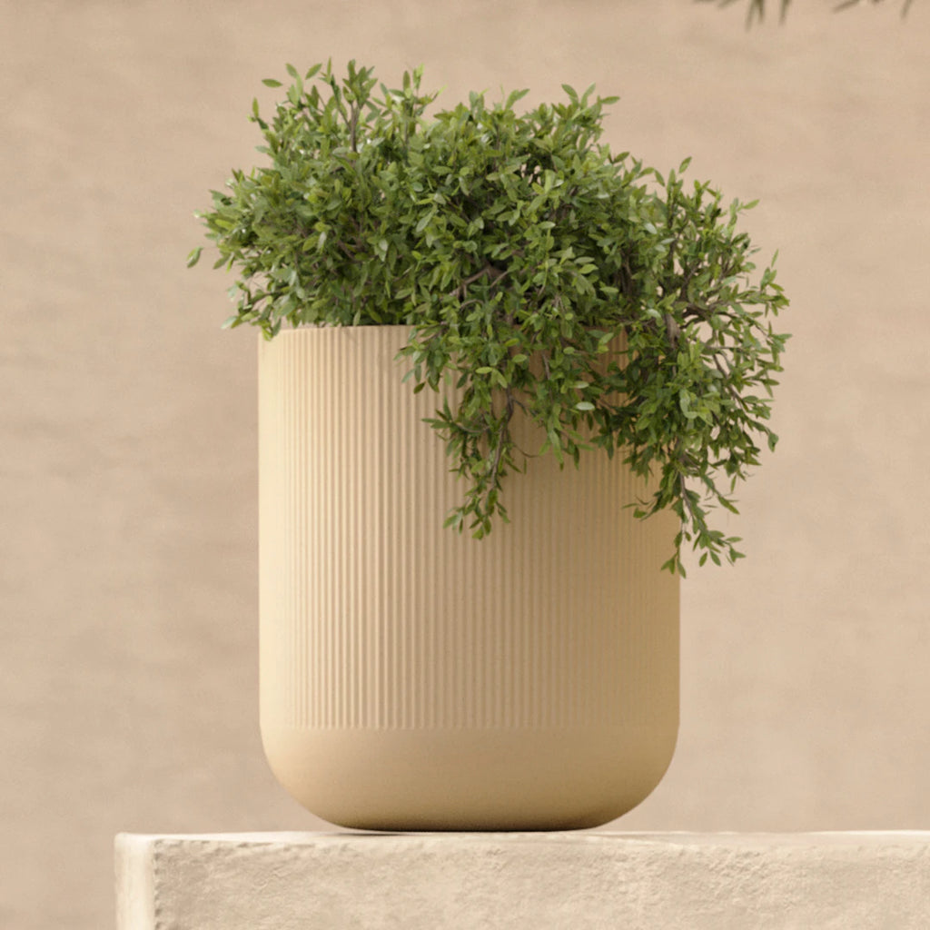 Limestone Cream Small Planter