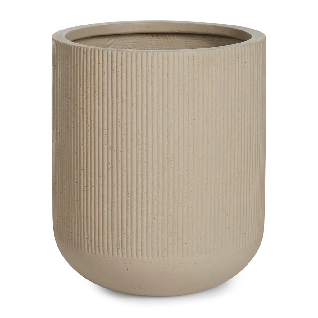 Veya Small Indoor/Outdoor Planter – Limestone Cream