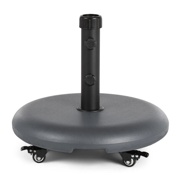 Pama Wheeled Umbrella Base - Black