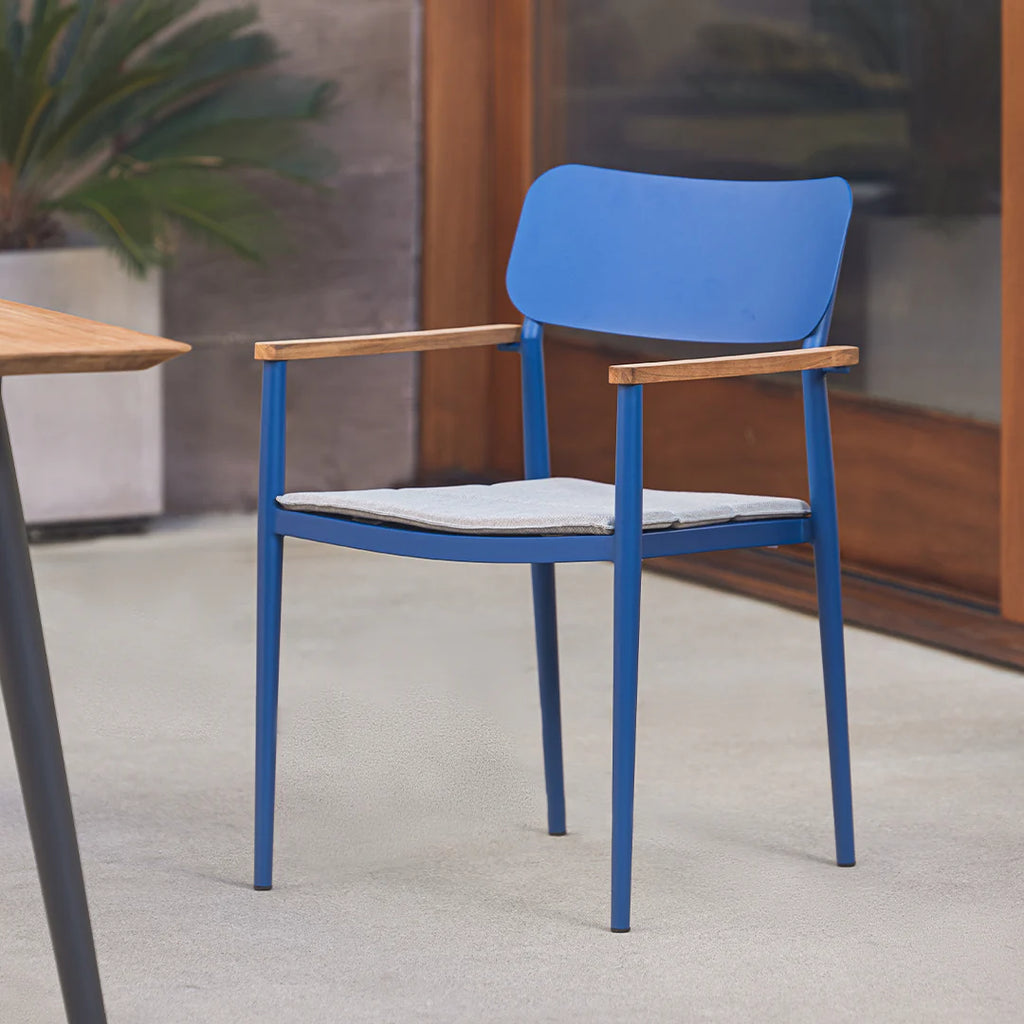 Horizon Blue Stackable Dining Chair (Set of 2)