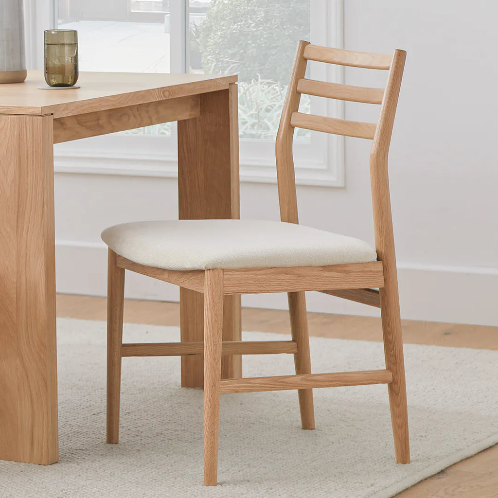 Wola Bristol Ivory Oak Dining Chair
