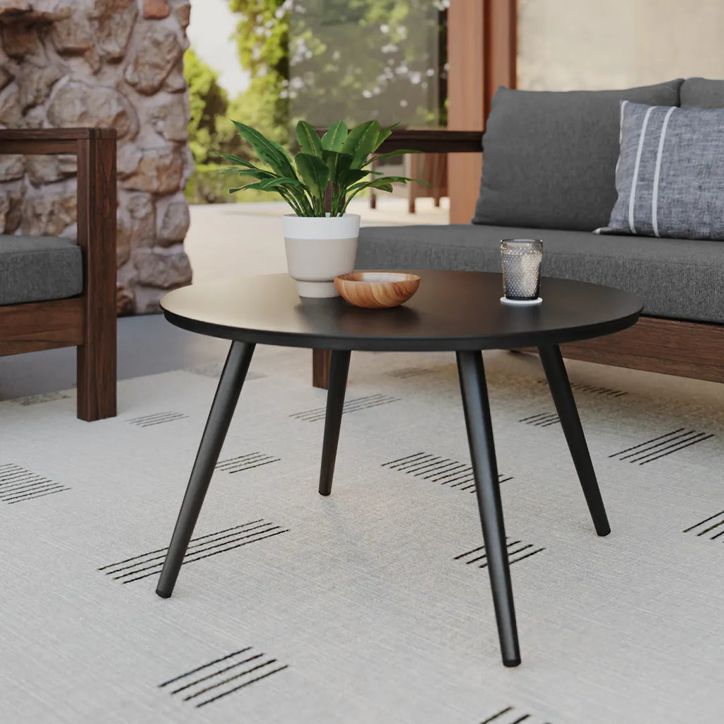 Halda Outdoor Large Side Table - Dark Charcoal