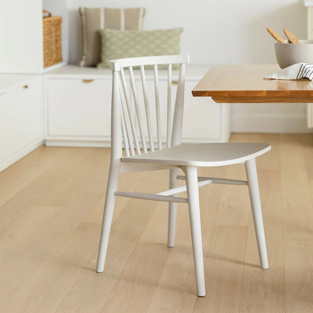 White Wood Dining Chair