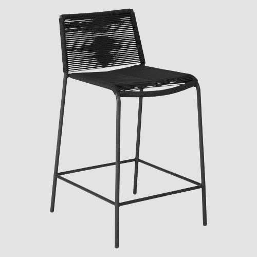 Ember Black Outdoor Counter Stool