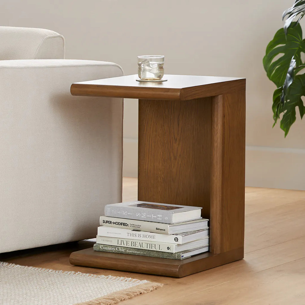 Tomi C Side Table Smoked Oak