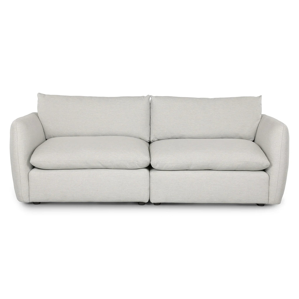 Leigh 92" Modular Sofa - Silver Ivory