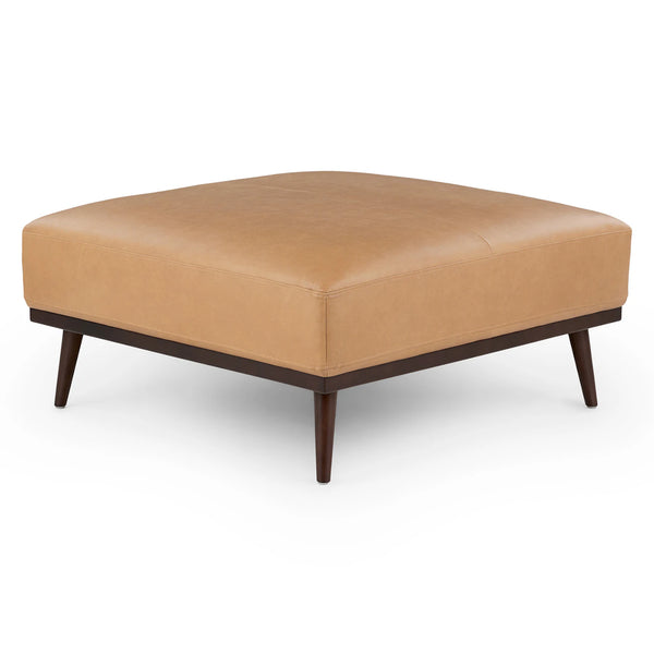 Rhett Charme Tan Ottoman