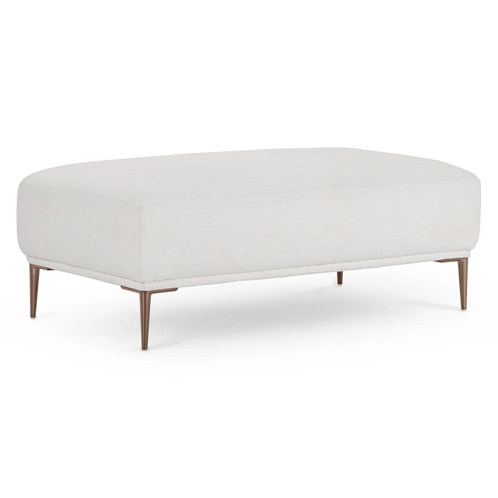 Quartz White Ottoman