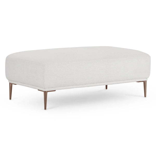 Quartz White Ottoman (Gently Used)