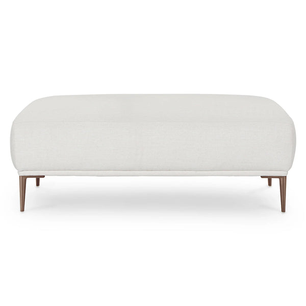 Quartz White Ottoman