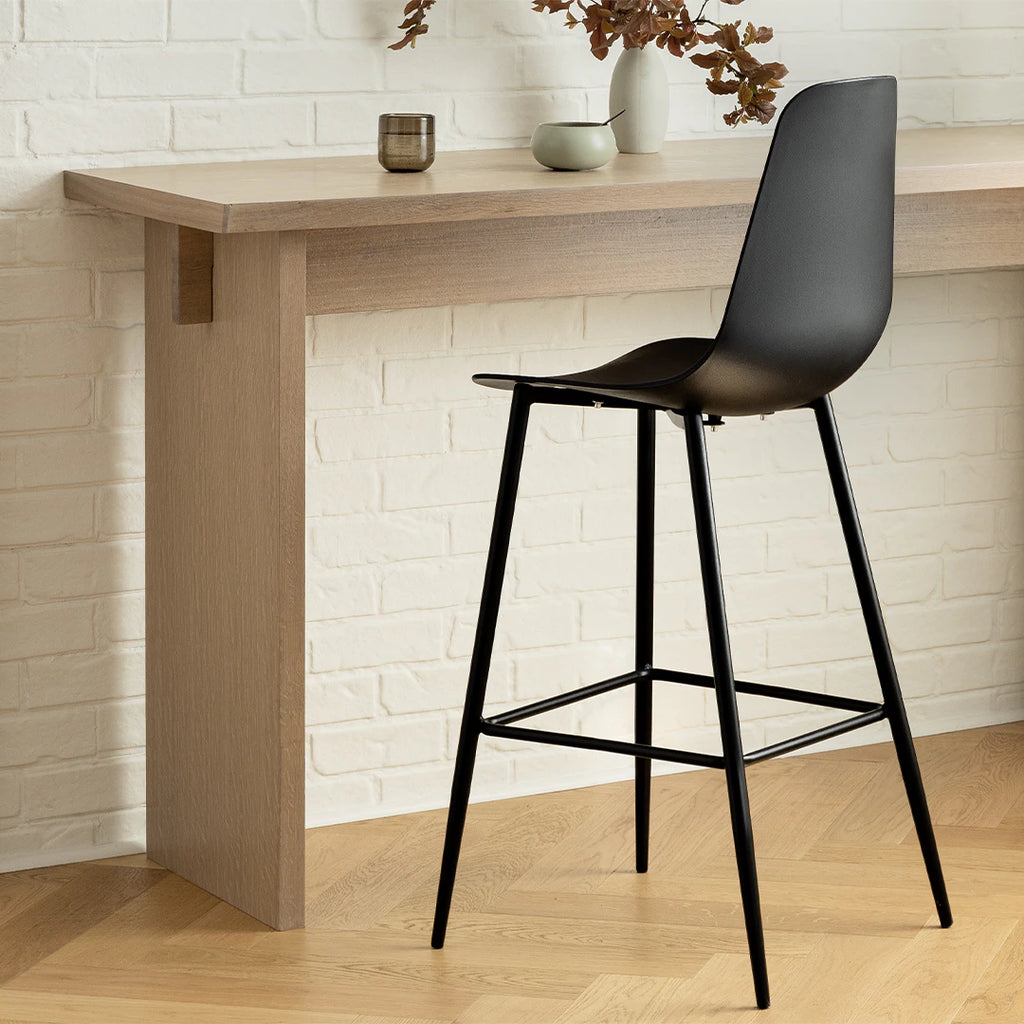 Pure Black Bar Stool