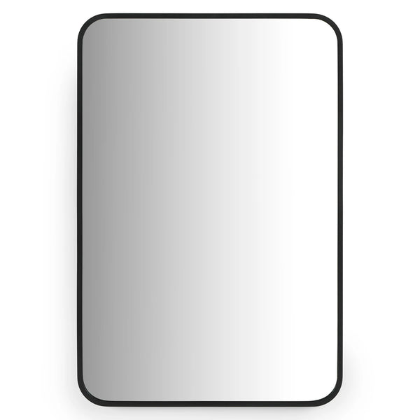 Mansa Rectangular Wall Mirror - Black