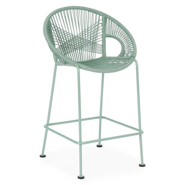 Celadon Green Counter Stool